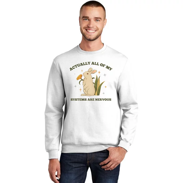 Actually All Of My Systems Are Nervous Sweatshirt