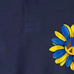 Autism Awareness Peace Sunflower Softstyle Adult Sport Polo