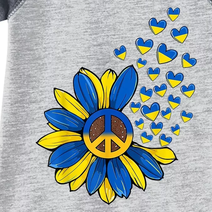 Autism Awareness Peace Sunflower Infant Baby Jersey Bodysuit