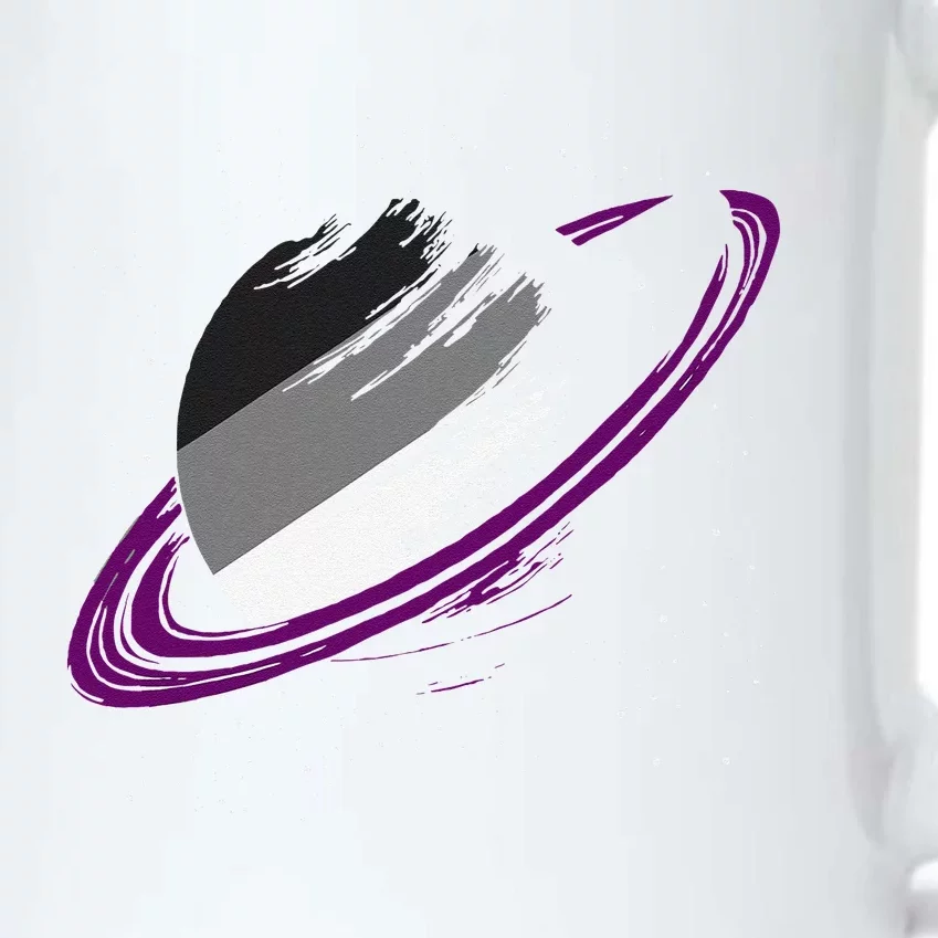 Asexual Ace Pride Month Saturn Queer Lgbtq Asexual Black Color Changing Mug