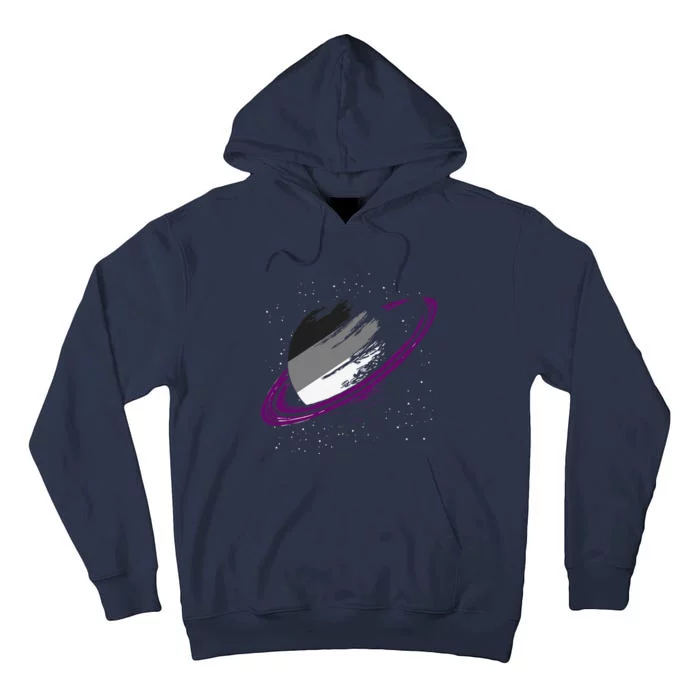 Asexual Ace Pride Month Saturn Queer Lgbtq Asexual Tall Hoodie