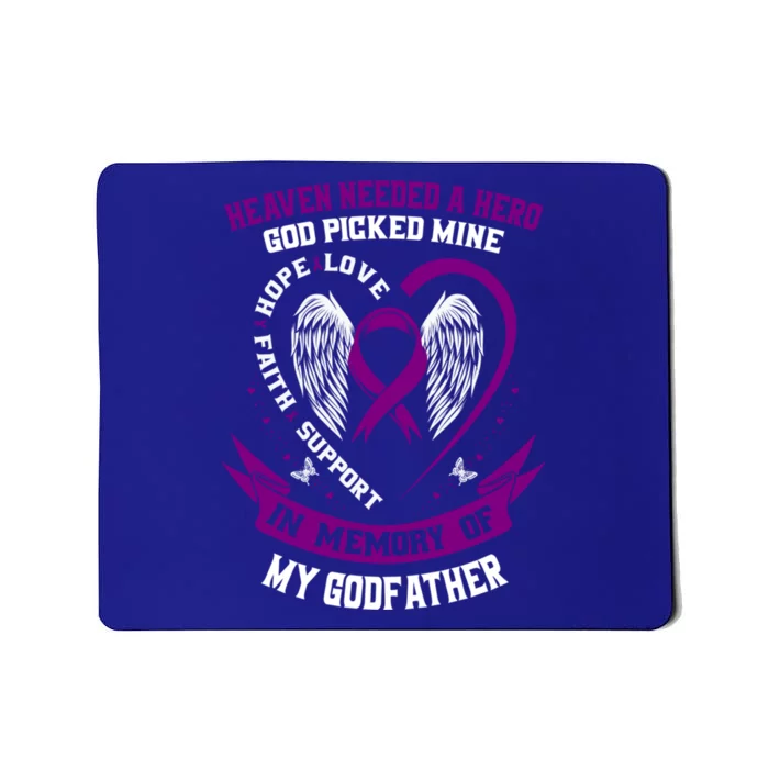 Alzheimers Awareness Products Memorial Loss Of Godfather Gift Mousepad