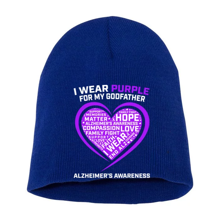 Alzheimers Awareness Products Memories Matter Godfather Gift Short Acrylic Beanie