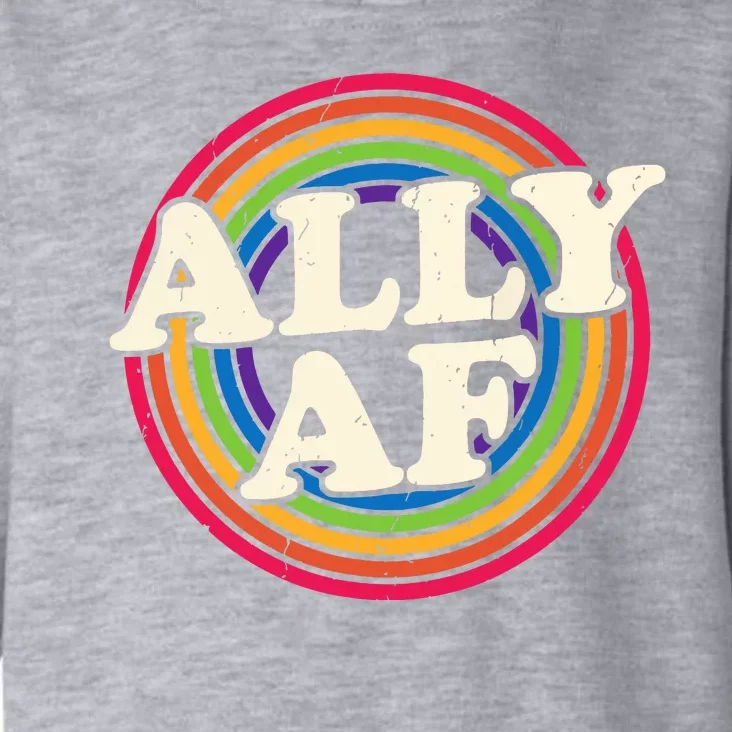 Ally Af Pride Month Lgbt Rainbow Toddler Hoodie