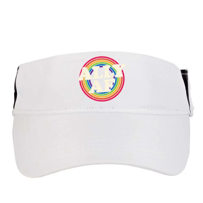 Ally Af Pride Month Lgbt Rainbow Adult Drive Performance Visor