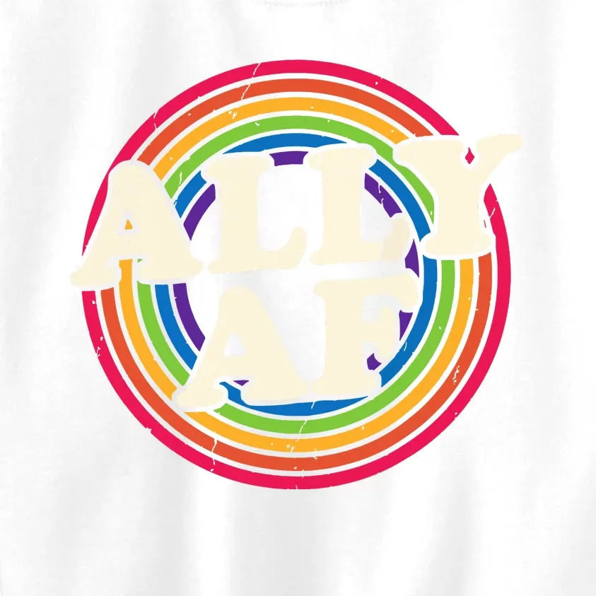 Ally Af Pride Month Lgbt Rainbow Kids Sweatshirt