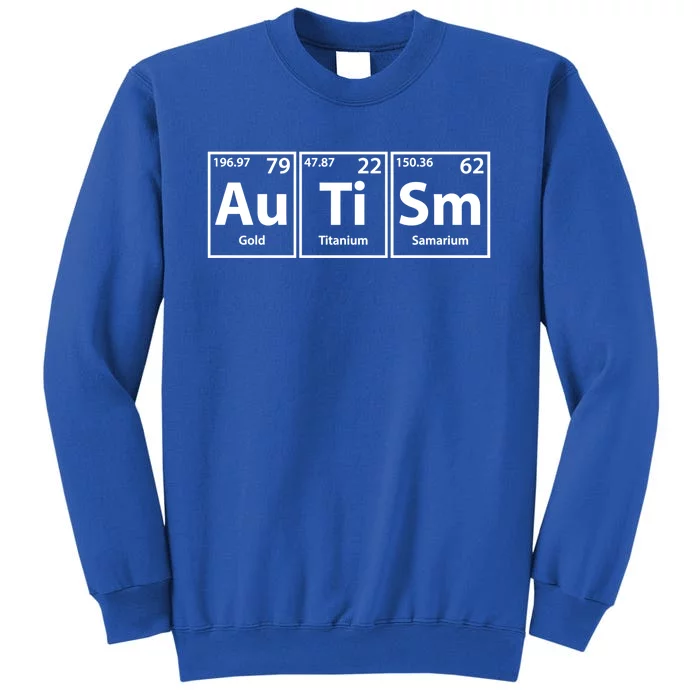 Autism (Autism) Periodic Elets Spelling Gift Tall Sweatshirt