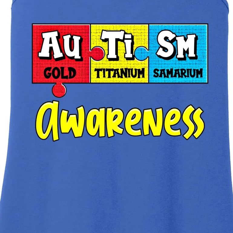 Autism Awareness Puzzle Chemical Elet Periodic Table Gift Ladies Essential Tank