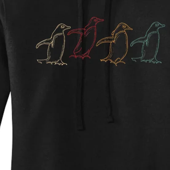 Antartica Animal Penguin Women's Pullover Hoodie