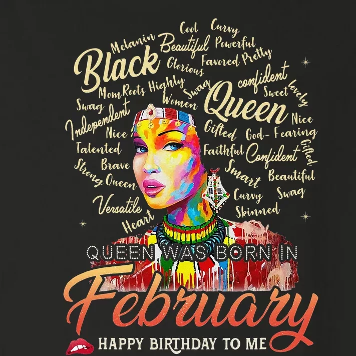 Aquarius African Pride Queen Was Born In February Birthday Toddler Long Sleeve Shirt