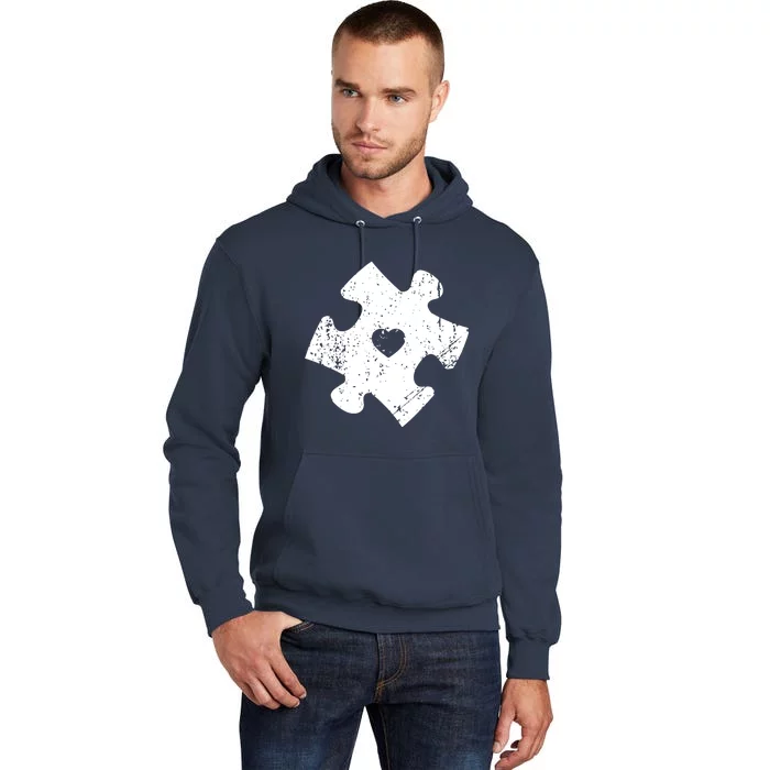 Autism Awareness Puzzle Piece Pocket Autistic Gift Tall Hoodie