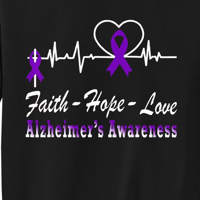 Alzheimer Awareness Purple Ribbon The End Of Alzheimers Sweatshirt