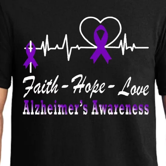 Alzheimer Awareness Purple Ribbon The End Of Alzheimers Pajama Set