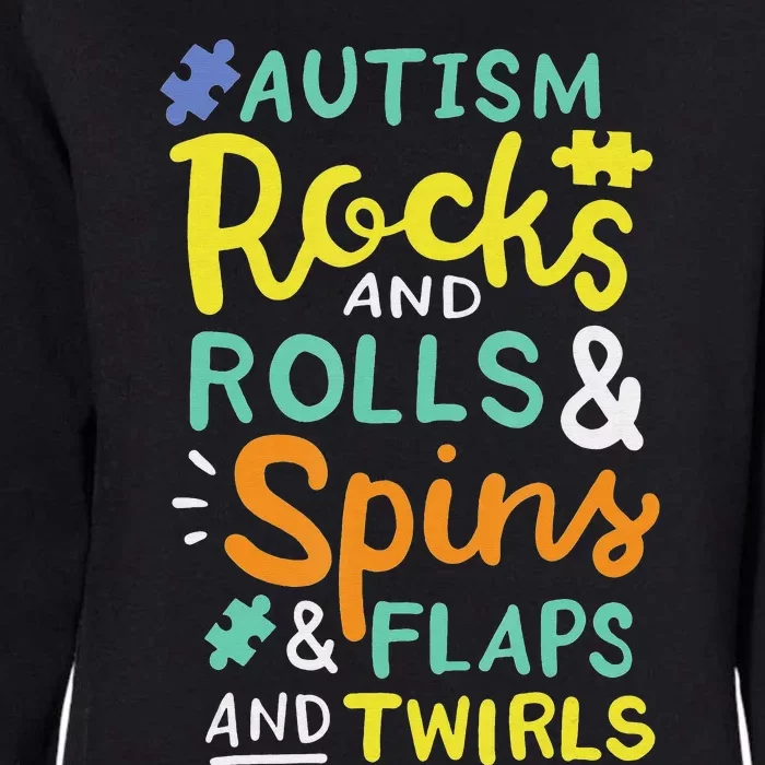 Autism Awareness Puzzle Piece Love Autistic Support Womens California Wash Sweatshirt