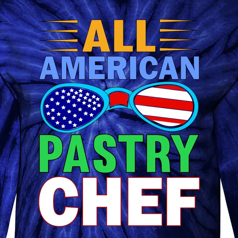 All American Pastry Chef Tie-Dye Long Sleeve Shirt