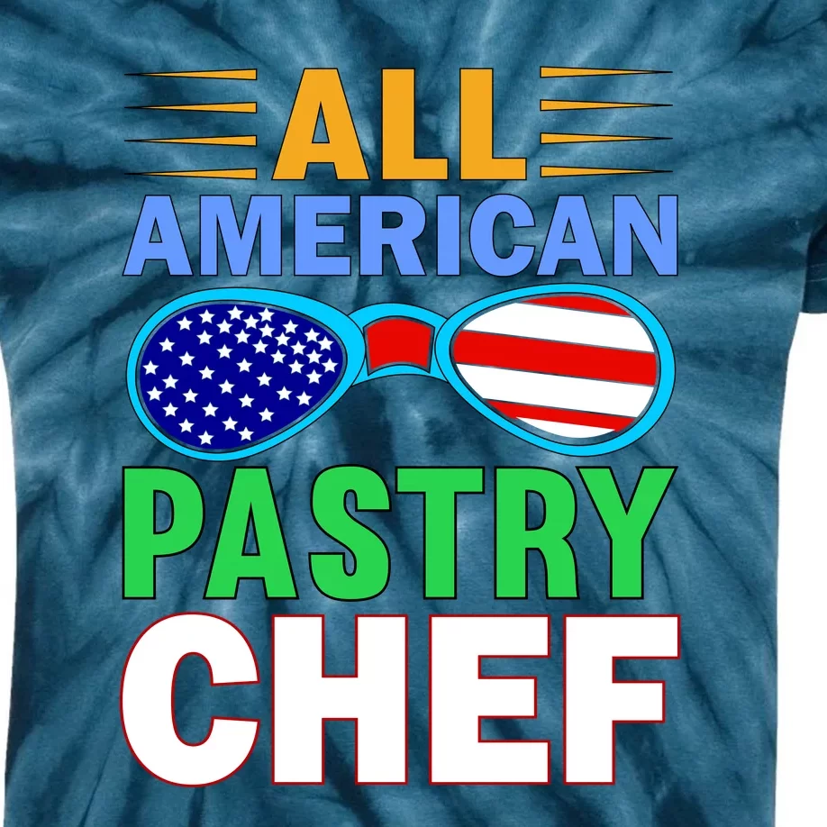 All American Pastry Chef Kids Tie-Dye T-Shirt