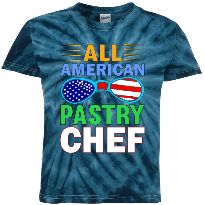 All American Pastry Chef Kids Tie-Dye T-Shirt