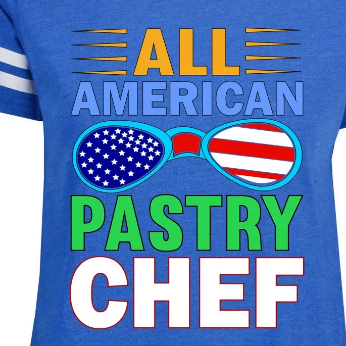 All American Pastry Chef Enza Ladies Jersey Football T-Shirt