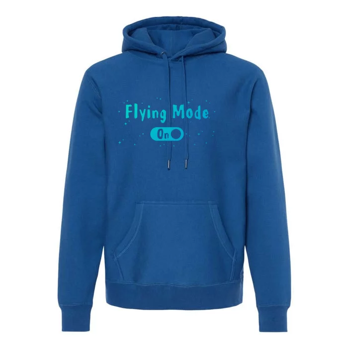 Airplane Airline Pilot Aviation Aircraft Flying Mode Flight Gift Premium Hoodie