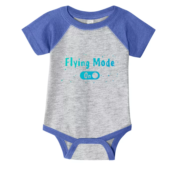 Airplane Airline Pilot Aviation Aircraft Flying Mode Flight Gift Infant Baby Jersey Bodysuit