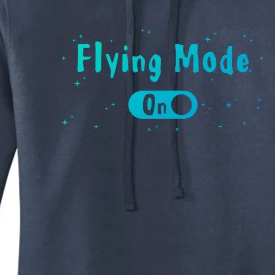 Airplane Airline Pilot Aviation Aircraft Flying Mode Flight Gift Women's Pullover Hoodie