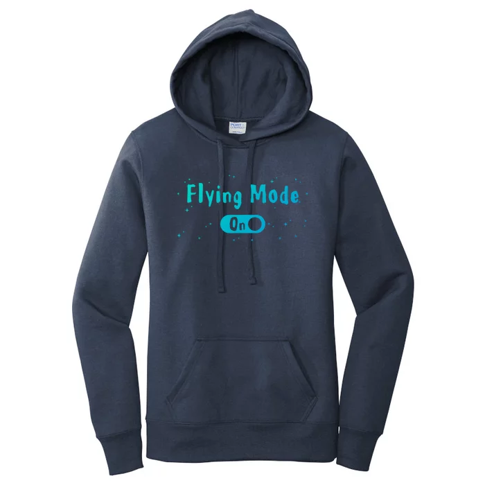 Airplane Airline Pilot Aviation Aircraft Flying Mode Flight Gift Women's Pullover Hoodie