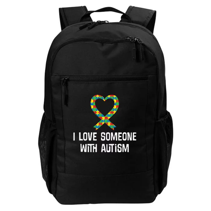 Autism Awareness Puzzle Ribbon Heart Daily Commute Backpack