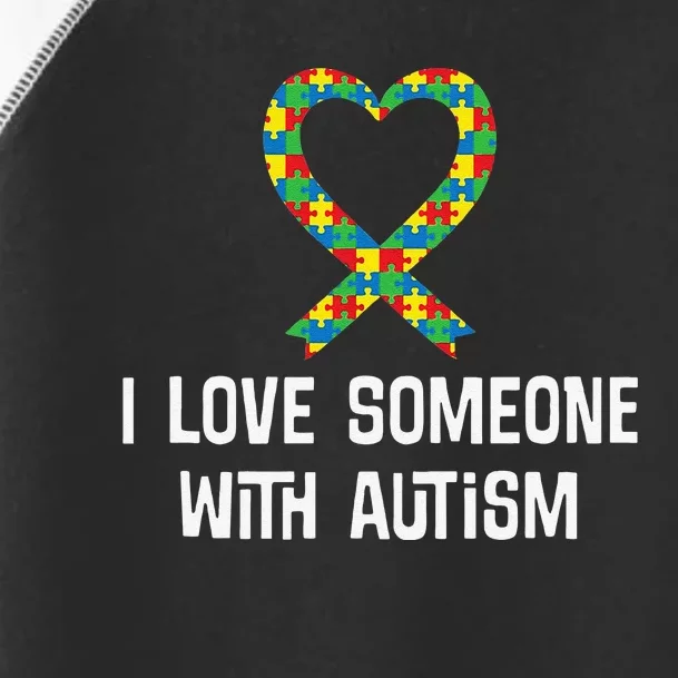 Autism Awareness Puzzle Ribbon Heart Toddler Fine Jersey T-Shirt