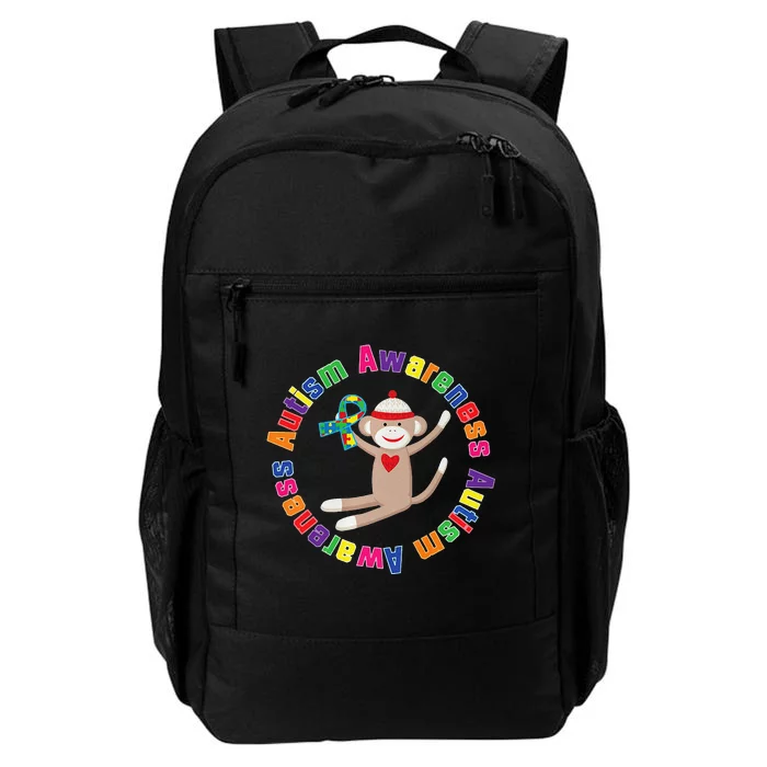 Autism Awareness Puzzle Ribbon Support Daily Commute Backpack