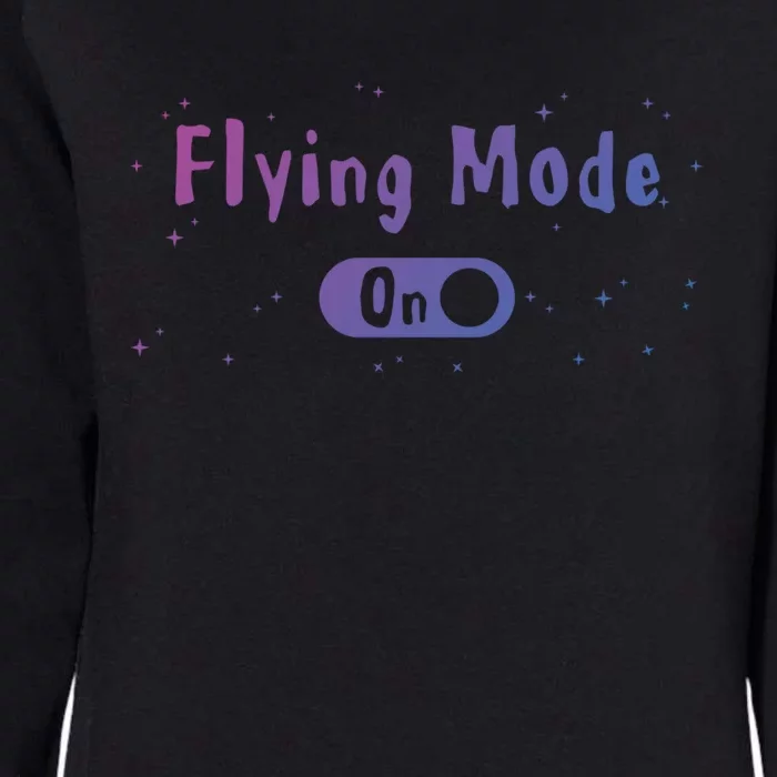 Airplane Airline Pilot Aviation Aircraft Flying Mode Flight Gift Womens California Wash Sweatshirt