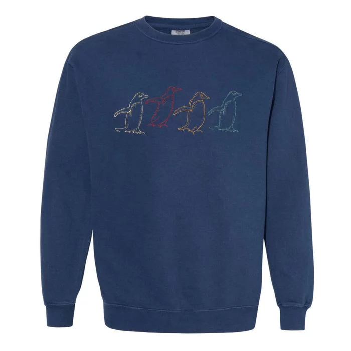 Antartica Animal Penguin Garment-Dyed Sweatshirt