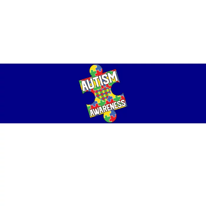 Autism Awareness Puzzle Piece Awareness Bumper Sticker