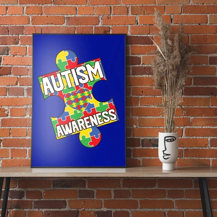 Autism Awareness Puzzle Piece Awareness Poster