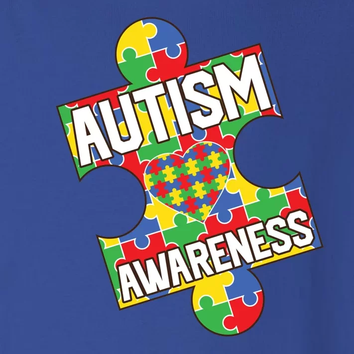 Autism Awareness Puzzle Piece Awareness Toddler Long Sleeve Shirt