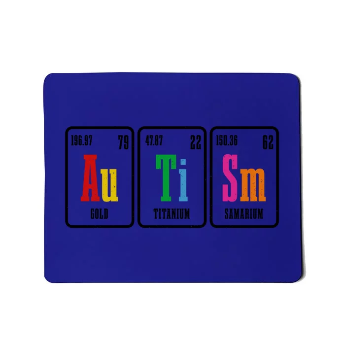 Autism Awareness Periodic Table Elets Neurodiversity Gift Mousepad