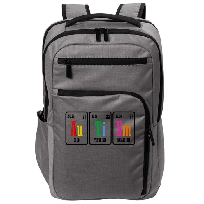 Autism Awareness Periodic Table Elets Neurodiversity Gift Impact Tech Backpack