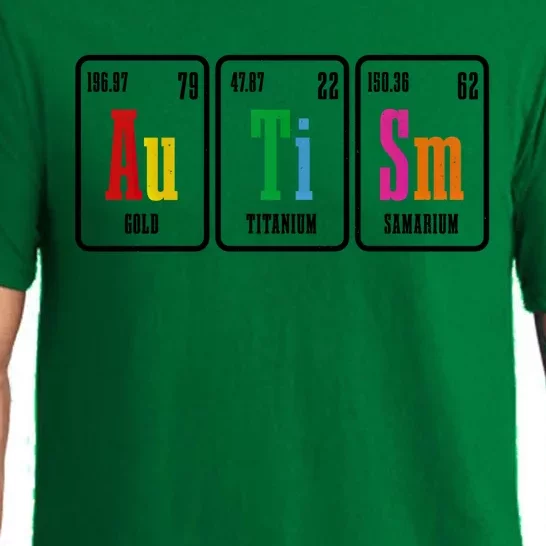 Autism Awareness Periodic Table Elets Neurodiversity Gift Pajama Set