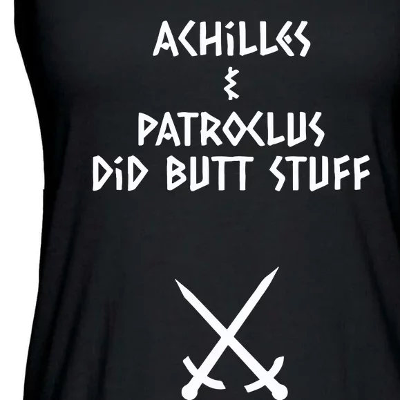 Achilles And Patroclus Did Butt Stuff Ladies Essential Flowy Tank