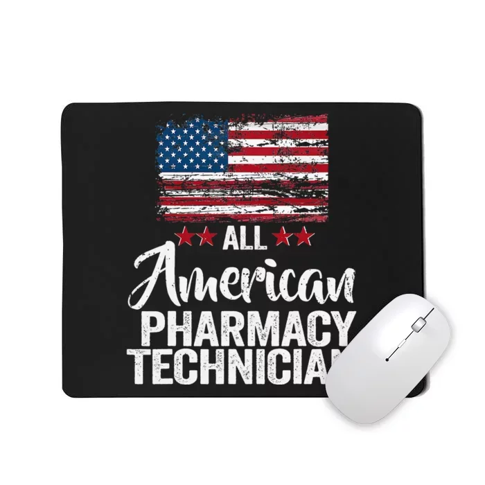 All American Pharmacy Technician 4th Of July Family Matching Mousepad