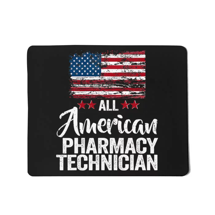 All American Pharmacy Technician 4th Of July Family Matching Mousepad