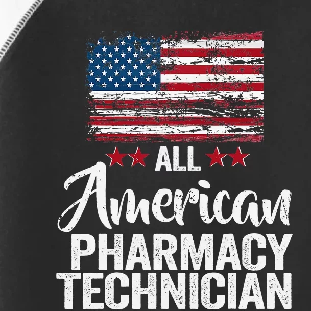 All American Pharmacy Technician 4th Of July Family Matching Toddler Fine Jersey T-Shirt