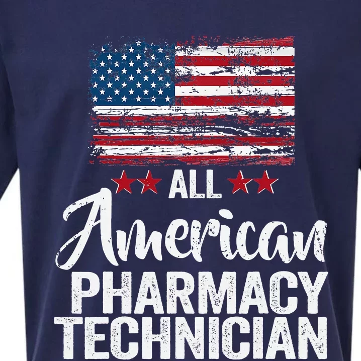 All American Pharmacy Technician 4th Of July Family Matching Sueded Cloud Jersey T-Shirt