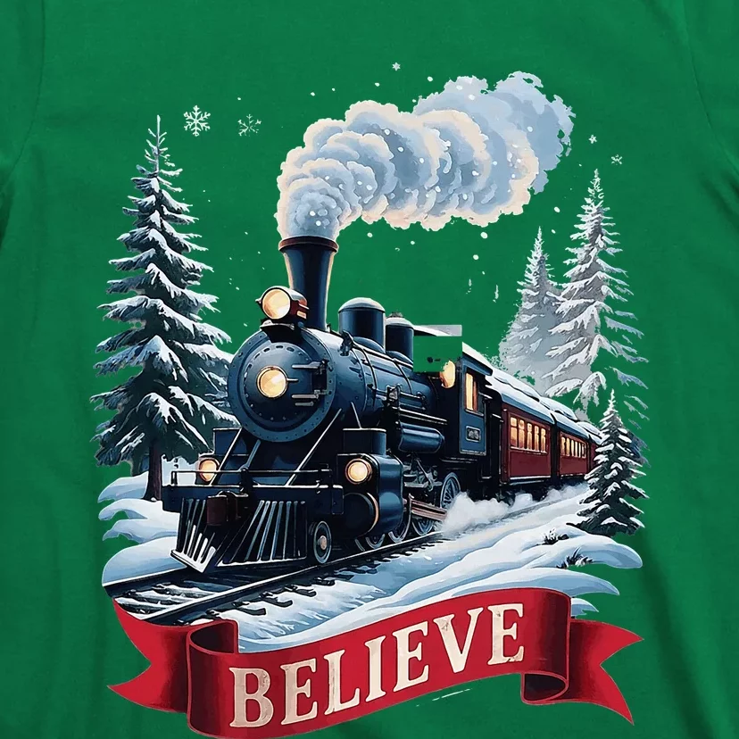 All Aboard P.O.L.A.R E.X.P.R.E.S.S Christmas North Pole Xmas Santa T-Shirt