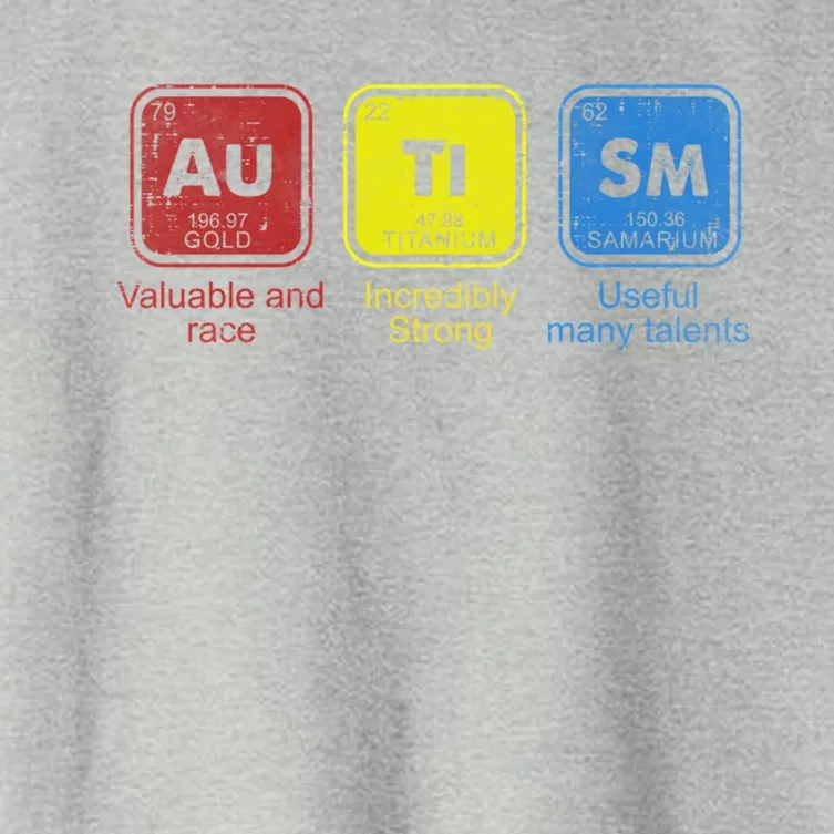 Autism Awareness Puzzle Chemical Elets Cool Gift Women's Crop Top Tee