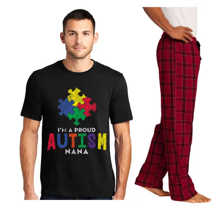 Autism Awareness Proud Nana Autistic Awareness Mom Gift Pajama Set