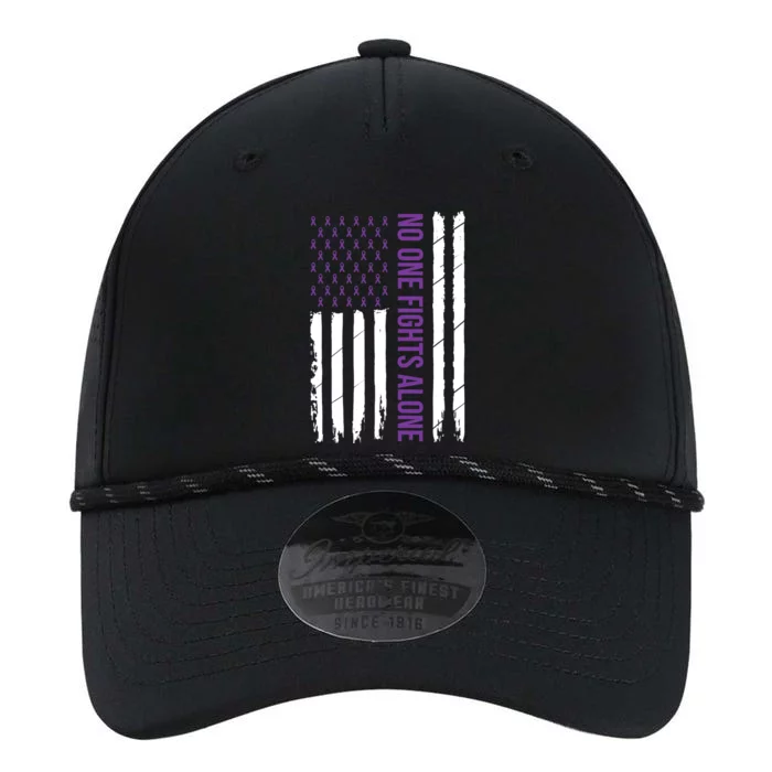 Alzheimers Awareness Purple Ribbon Dementia Mom Dad Grandpa Performance The Dyno Cap