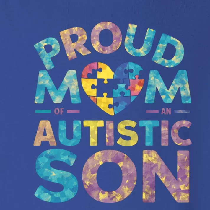 Autism Awareness Proud Mom Autistic Son Great Gift Toddler Long Sleeve Shirt