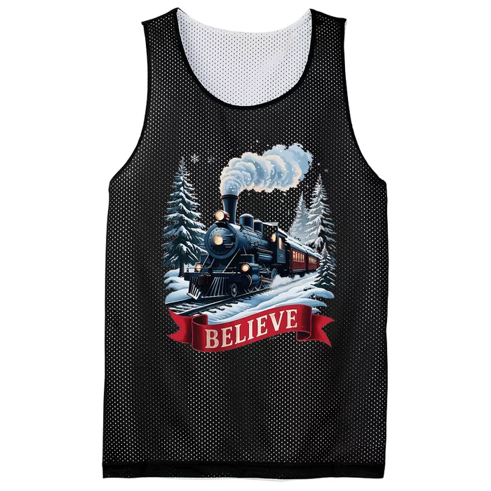 All Aboard P.O.L.A.R E.X.P.R.E.S.S Christmas North Pole Xmas Santa Mesh Reversible Basketball Jersey Tank