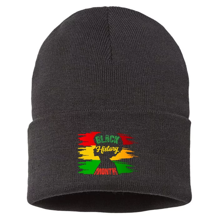 African American Pride T Sustainable Knit Beanie