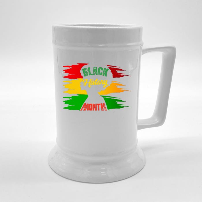 African American Pride T Front & Back Beer Stein